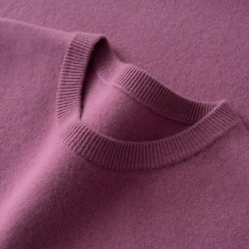 Pull en Cachemire pour Homme: Pull Col Rond Bas, Style Décontracté Chic pour l'Automne/Hiver 2025