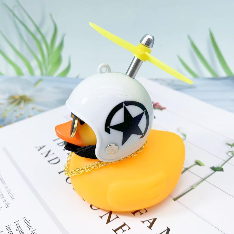 Wind-Resistant Electric Yellow Duck Dashboard Ornament