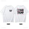 Trummp 2024 T Shirt I Stand with Trump Funnt Shirts for WoUnisex Unisex Clothing Fashion Streetwear Graphic T Shirts Ropa Hombre