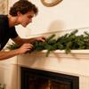 Christmas Garland Real Touch Artificial Greenery Garland Winter Pine Garland for Table Mantle Wall Indoor Outdoor