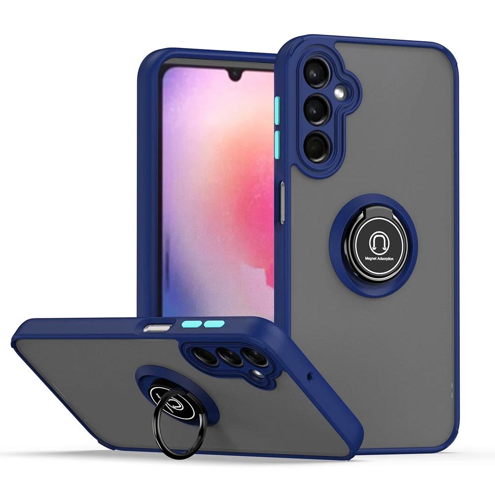 For Samsung Galaxy S24 FE S23 Plus S22 S21 S20 Note 20 Ultra 10 Lite Case Shockproof Cover With Ring Fundas Coque