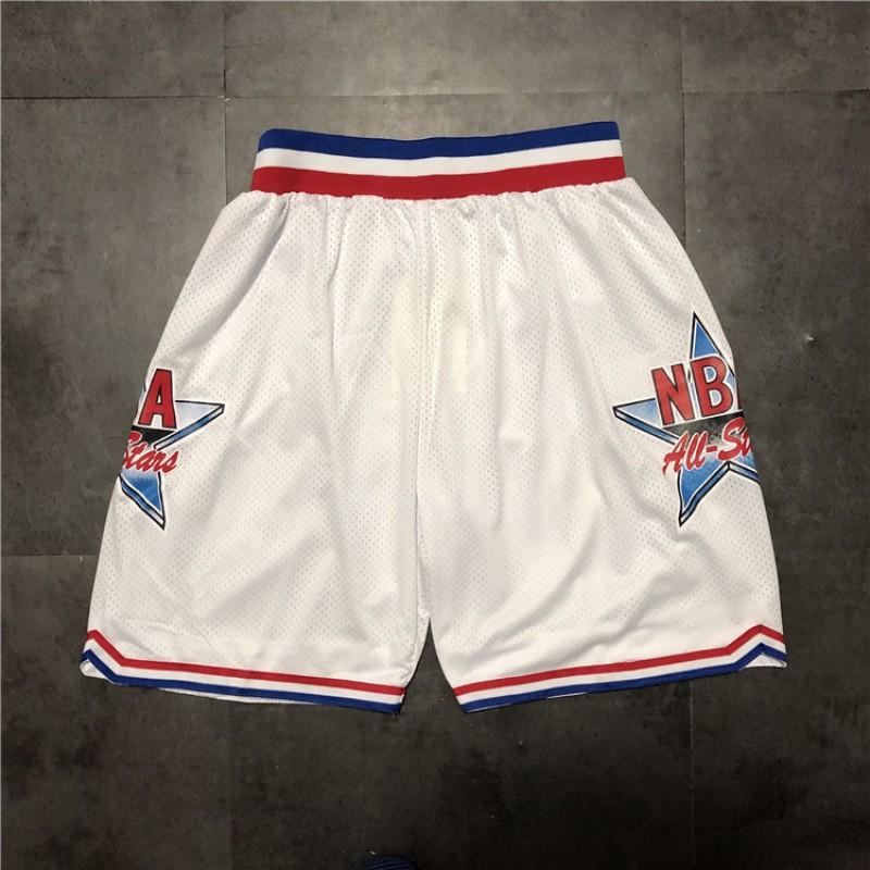 Men Women Basketball Shorts Cotton Blend Sportswear NBA Teams Knicks Spurs Hornets Nets Clippers Grizzlies Lakers