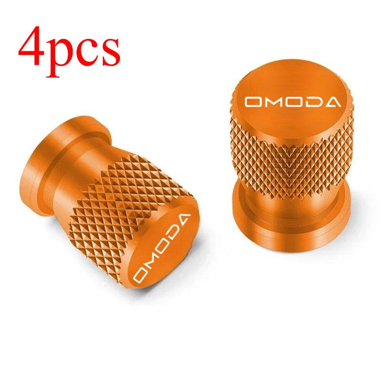 4 Stück Für Chery Omoda 5 FX 2022-2026 Auto Rad Reifen Ventilkappen Reifenventil-Abdeckungen Staubdicht Wasserdicht Auto Dekoration Staubdicht Wasserdicht