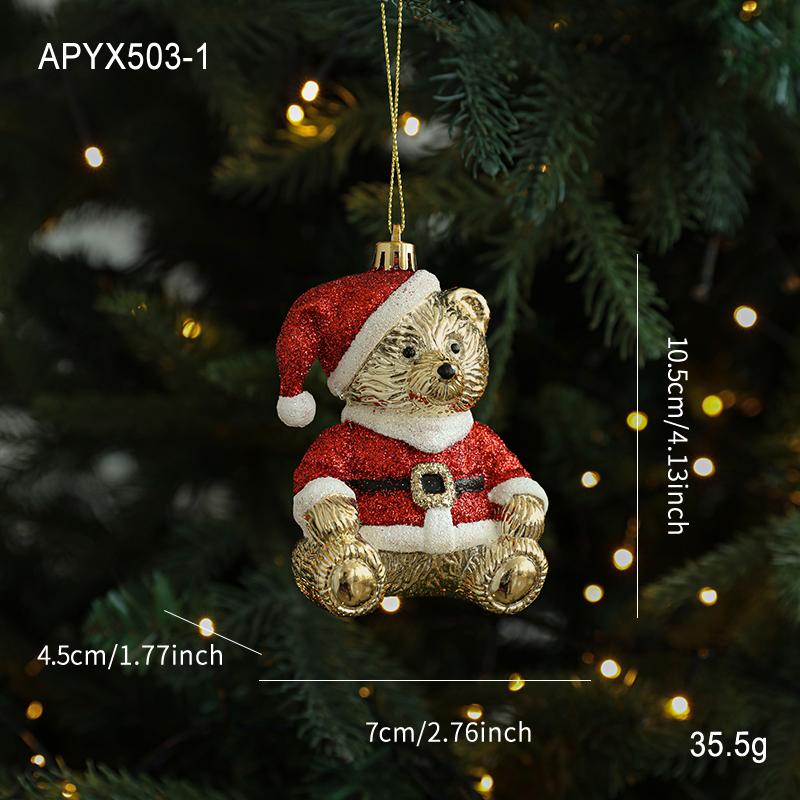 Christmas decorations, Christmas tree ornaments, Santa Claus, gingerbread men, Christmas tree decorations, Christmas decorations