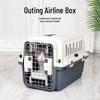 Portable Plastic Pet Carrier for Small/Medium Pets - Detachable Airline-Approved Transport Box