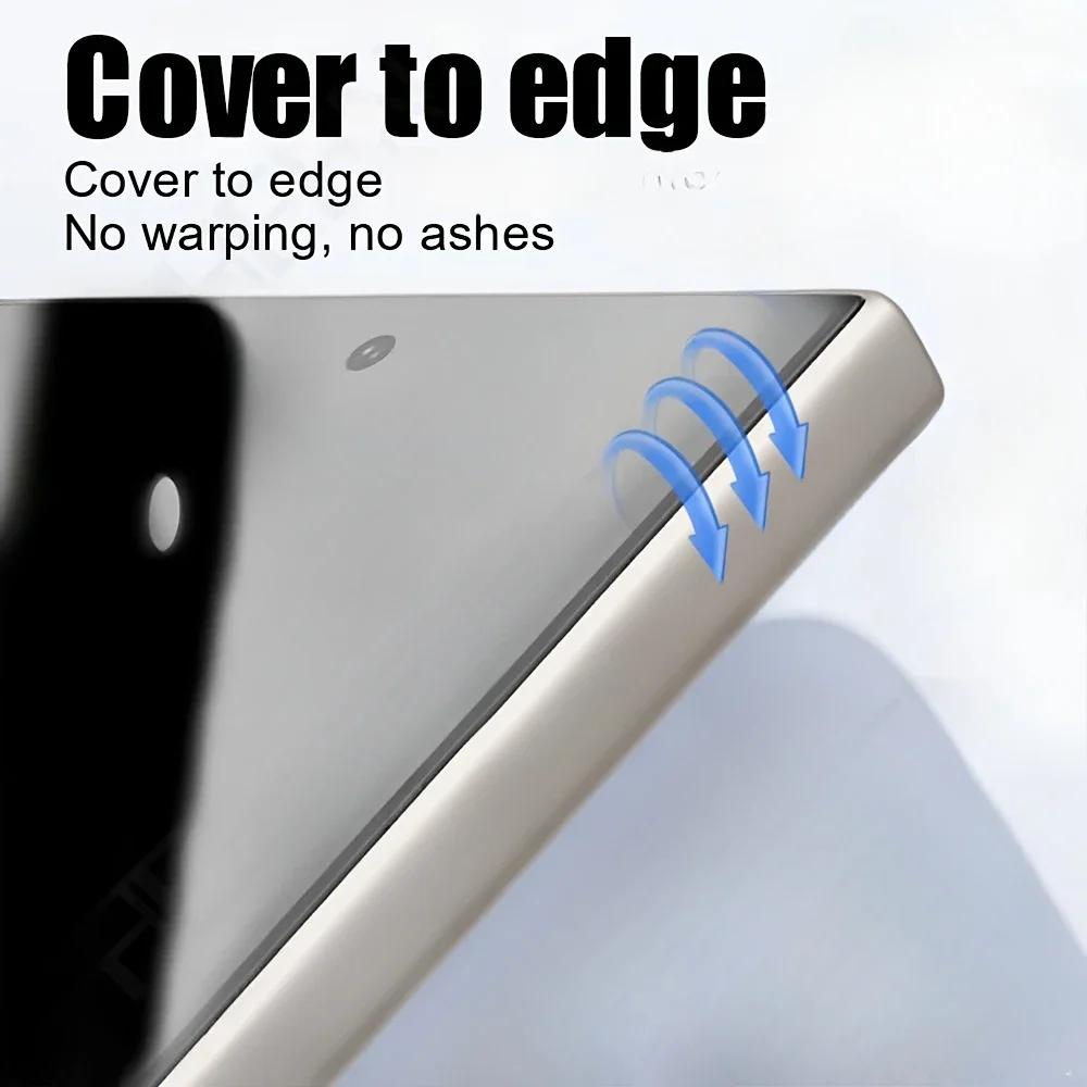 One-Click Installation HD/Privacy Tempered Glass Flim For OPPO Reno 15 14 Pro Anti-Fingerprint Screen Protect Dust Free Kit Set