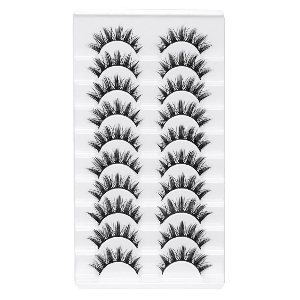 Natrual Long False Eyelashes Handmade Eye Makeup Tools Beauty 3D Faux Mink Lash Eye Lash Extension