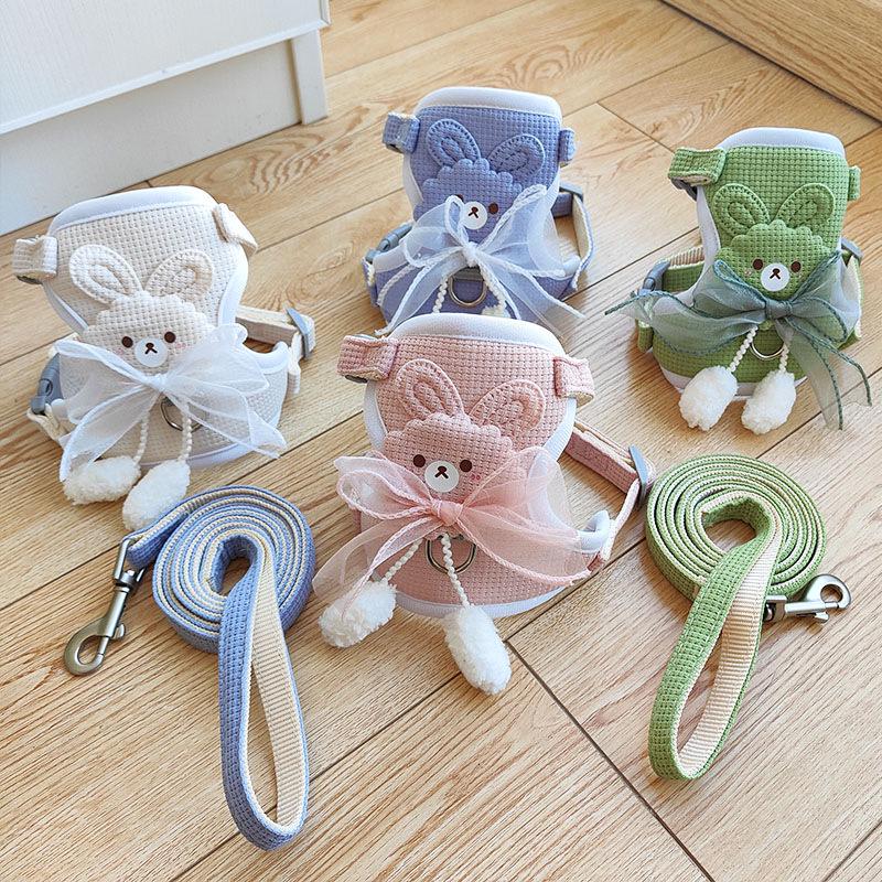 Small Dog & Cat Vest-Style Leash Harness: Pet Rope for Teddy, Bichon