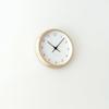 KATOMOKU Muku Clock 7 Natural Wall Continuous Second Diameter km-60NARC Clock, Hand, 30.0cm (Radio-Controlled Clock)