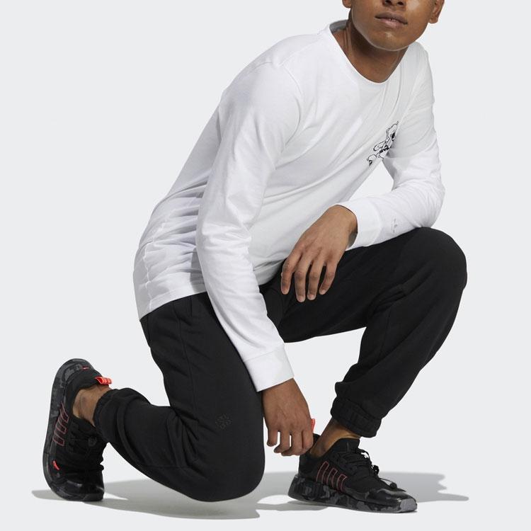 Adidas Originals Trefoil Year Of The Tiger Limited Edition Joggers With Cuffs Men Bottoms Black HD0322