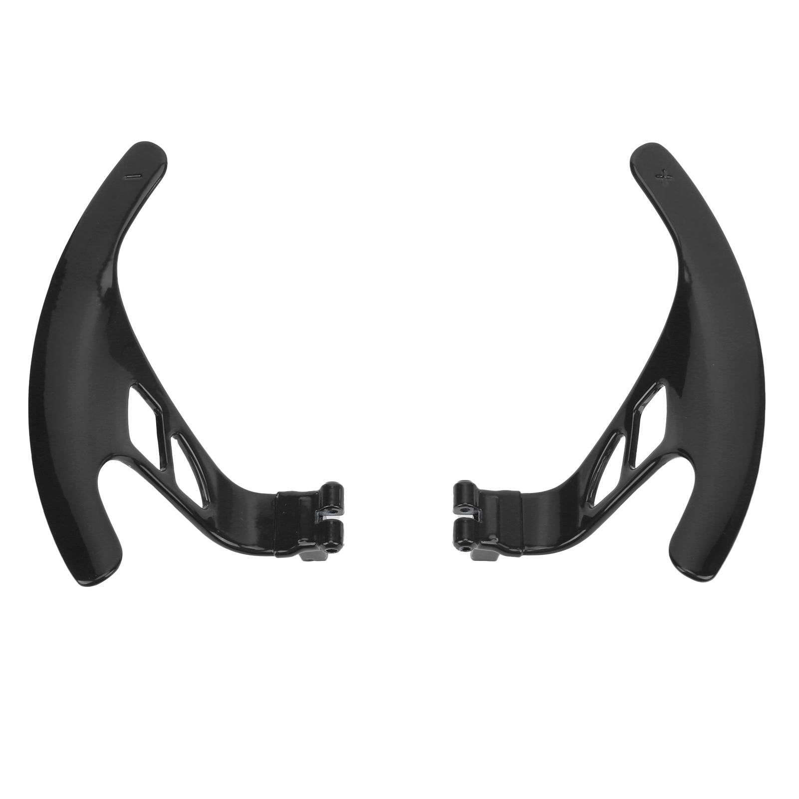 2PCS    Paddle Aluminium Alloy Decor Replacement for GTR R35 20072016(Black )