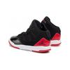 Jordan Max Aura Slip Resistant Cushioning Abrasion Resistant Mid top Children's Basketball Shoes Black Red AQ9216-006