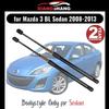 2pcs Rear Tailgate Damper for Mazda 3 BL Sedan 2008-2013 with About 3kg Light Spoiler WITH SPRING Trunk Boot Gas Lift Support