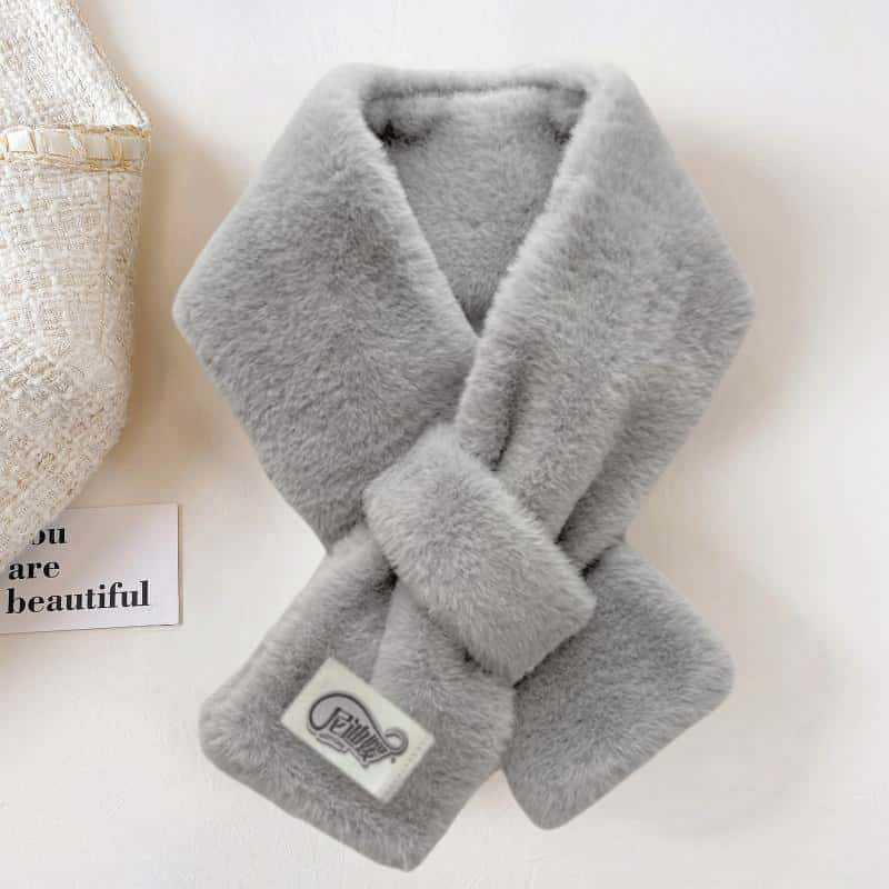 Snood de iarnă pentru femei din blană artificială de iepure - Rezistent la frig, rezistent la vânt, călduros, drăguț și versatil.