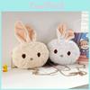 Soft And Breathable Plush Rabbit Bag For Little Girls Stylish Durable Shoulder Bag