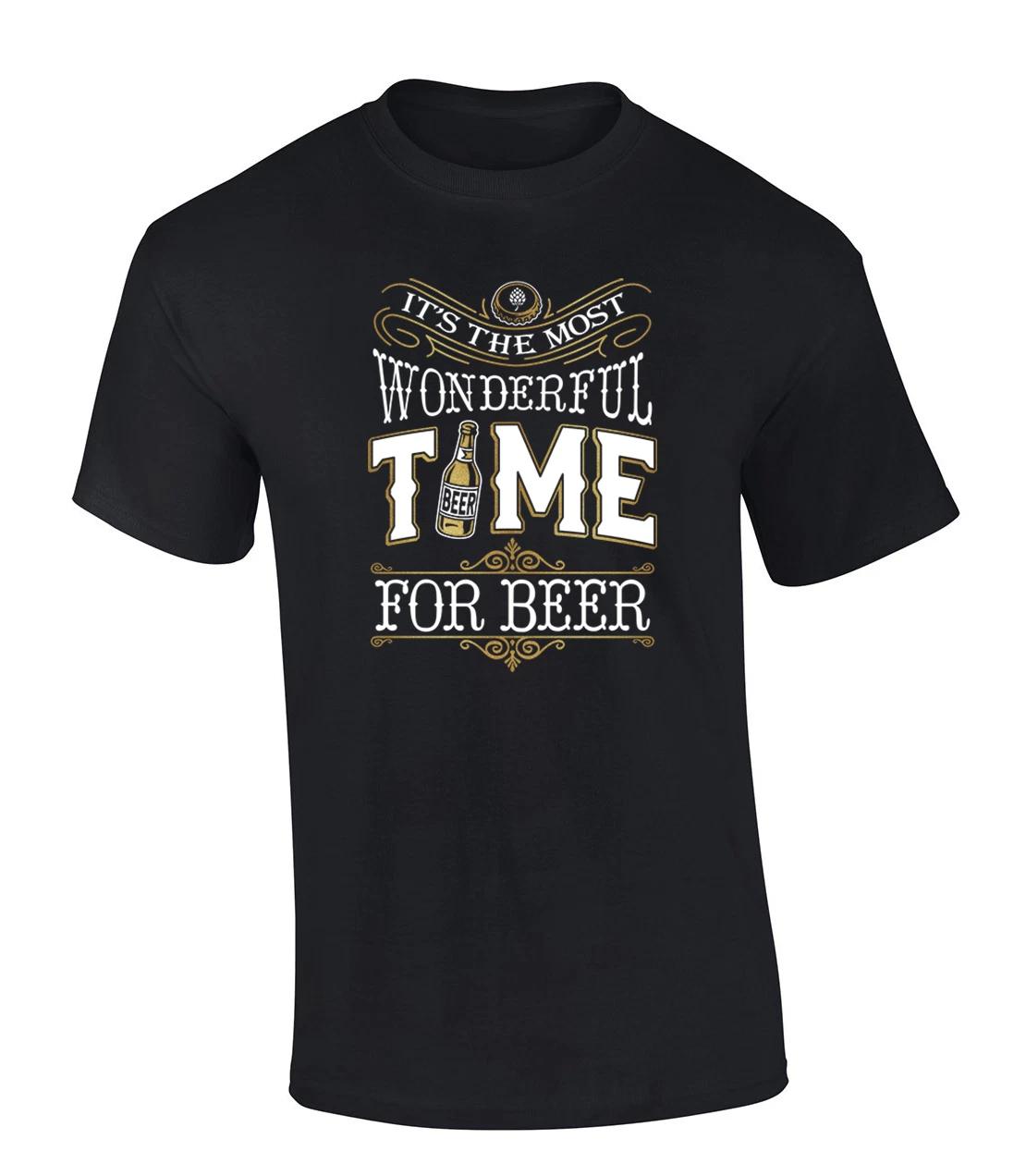 Trenz Shirt Company Это самое чудесное время для пива Мужская с коротким рукавом 3XL