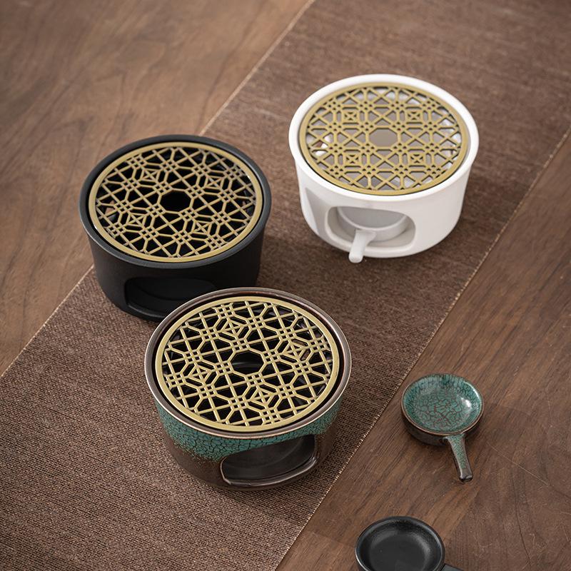 Warm Tea Stove: Candle Warmer for Teapot with Heat Preservation & Incense Burner