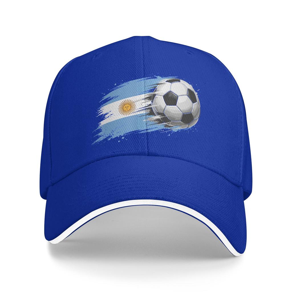 Argentina Soccer Ball Argentina Flag Baseball Cap Casual Trucker Hat Summer FeUnisex Unisex Outdoor Sport Baseball Caps