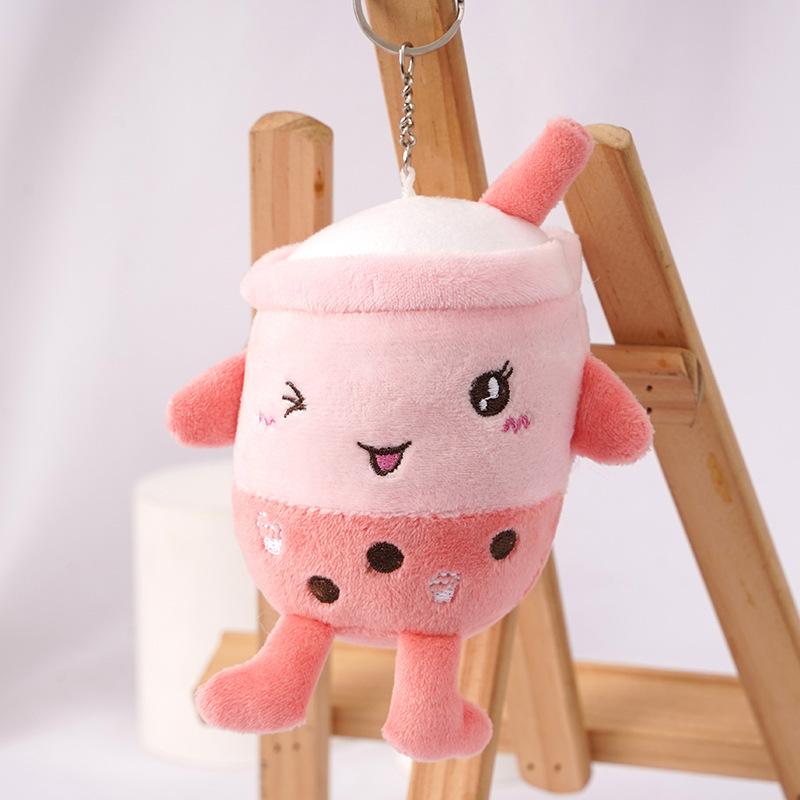 

And Cute Cuddly Plush Boba Tea Cup Keychain With Soft Pp Cotton Filling Gift Idea