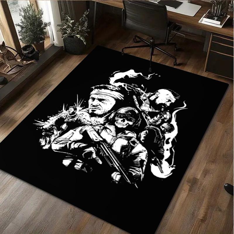 Silent Night Deadly Night Home carpet Office Decorative Carpet For Living Room Bedroom Door Mat Floor Rug Computer Chair Area Rug