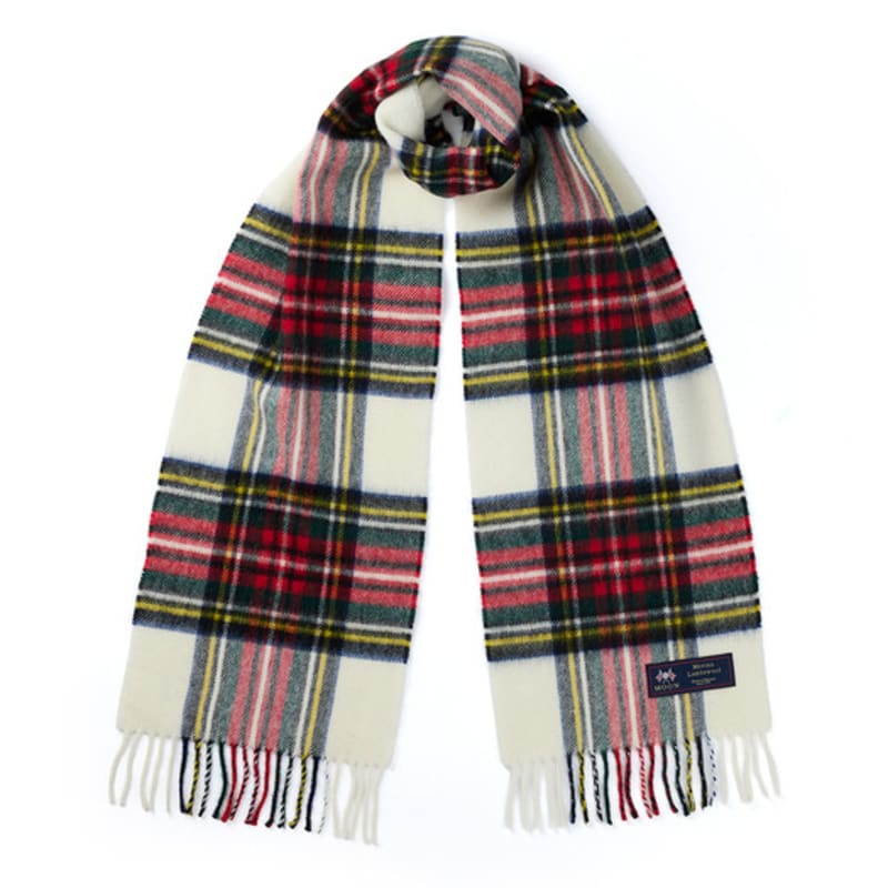 ABRAHAM MOON Merino Wool Muffler 25cm - Dress Stuart