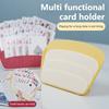 1-4PC Plastic Hands-Free Poker Rack with Foldable Stand Playing Card Organizer 3 Layer Card Display Holder Portable Poker Rack
