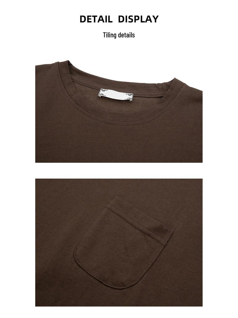 Women's Plus Size Summer Solid Color Casual T-shirt - Short Sleeve, Loose Fit 6310