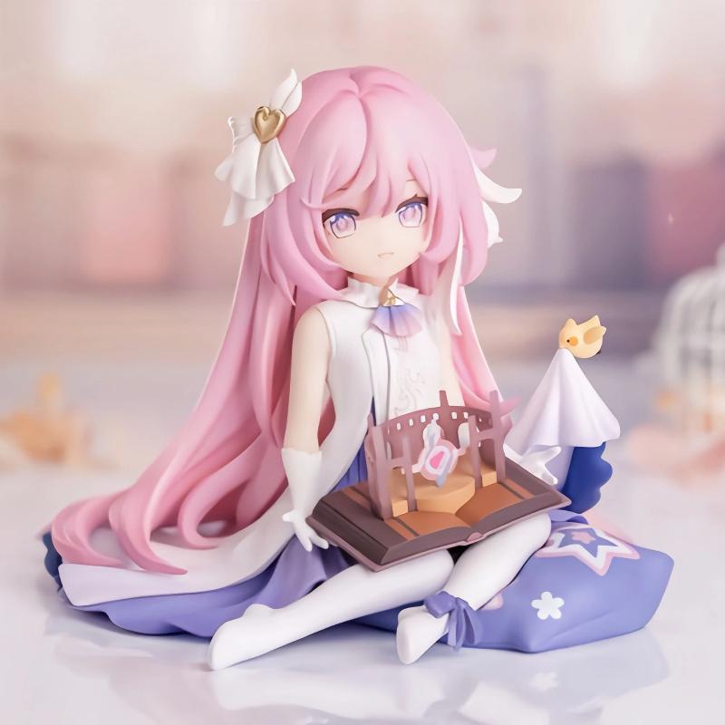 Anime Figure Anime-Style Cute Girl 10 Cm Chibi Version Of Elysia Bronya Figurine Pvc Model Toys Adult Collection Statue Gifts