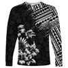 2026 New Men's Long-sleeved T-shirt 3d Printed Polynesian Flower Print Men's Autumn Tops Casual Round Neck Street T-shirt