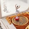 European-style Ballet Dance Girls Music Box Office Decoration Retro Drawer Music Box  Office Decor