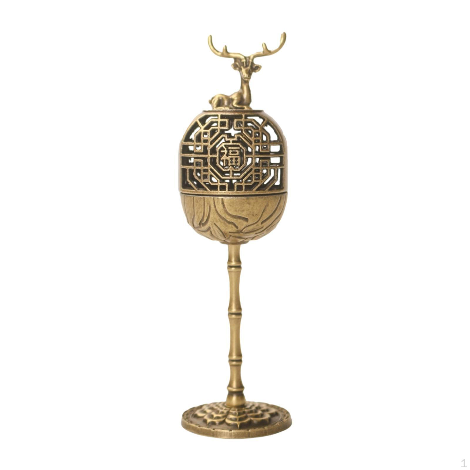 

Сплав Крафт для Чайного Столика с Подставкой для Благовоний и Миниатюрным Дизайном deer