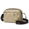 Solid Color Nylon Bag Women's Large Capacity Shoulder Crossbody Bag