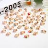 24 Pairs Mixed Color Clip-on Earrings Suitable for Non-perforated Ears Lovely Animals Flowers Heart Fruit Earrings Set