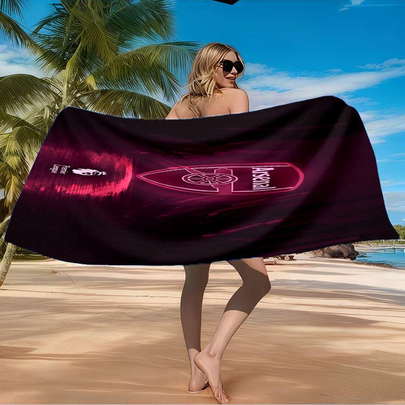 Arsenal Celebration Moment Beach Towel Microfiber Beach Towel, Lightweight and Quick-Dry, for Summer Travel, Swimming Pool Fan Birthday Gift