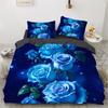 bedding set Digital Print Comfortable Duvet Cover for Home Bedroom Decoration, 1 Duvet Cover and 2pillowcase with Zippers
