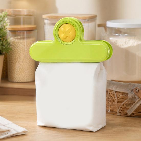 2Pcs Magnetic Bag Clips for Food Storage, Airtight Chip Clips, Sealing Clips for Snacks Coffee Powder, Fridge Magnet Organizer