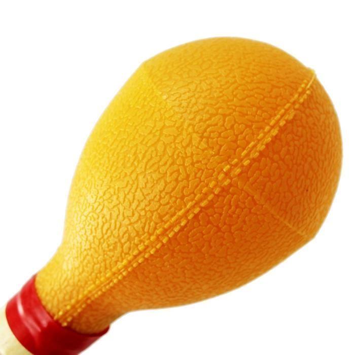 A-Star Maracas en plastique à poignées de bois