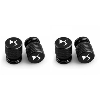 4 Stück Metall Auto Rad Reifen Ventilkappen Reifenventil Schaftabdeckung Staubdichte Abdeckungen für DS SPIRIT DS3 DS4 DS4S DS5 5LS DS6 DS7 DS9 WILD RUBI