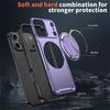 Magnetic Bracket Drop-Proof Phone Case for iPhone 17 Pro Max, Compatible with iPhone 17/16/15/14/13 Models