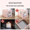 All-Season Cat House: Four-Sided Doors & Windows, Multi-Directional Ventilation, Spacious, Birthing Room, Rainproof, Outdoor Cat Shelter.