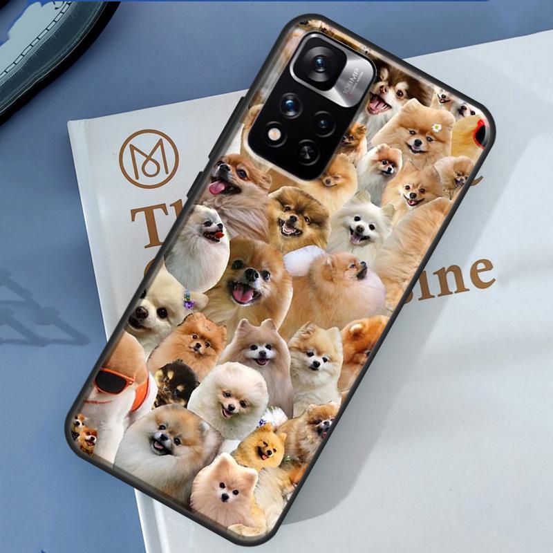 Pomeranian Dogs Dog Colorful Case For Xiaomi Redmi Note 14 13 11 9 10 12 Pro 9S 10S 11S 12S Redmi 10C 12C 13C 14C Cover