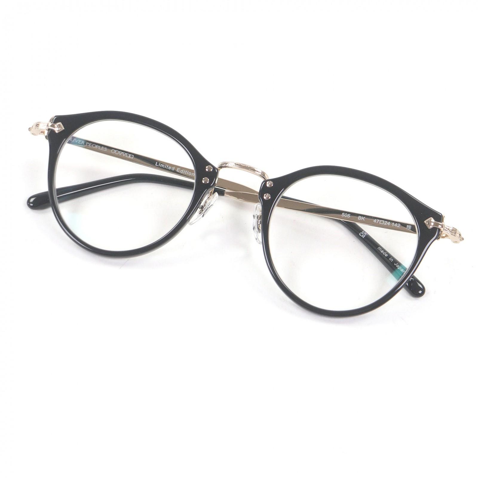 Безупречные очки OLIVER PEOPLES Miyabi 505 Ограниченная серия Оправа Boston черная Б/У
