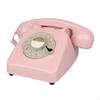 Classic Rotary Desk Phone Metal Bell Chime Retro Vintage Wired Telephone for