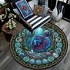 Frog Life Cycle Art Round Area Rug Under Office Chairs Bedroom Living Room Home Decor