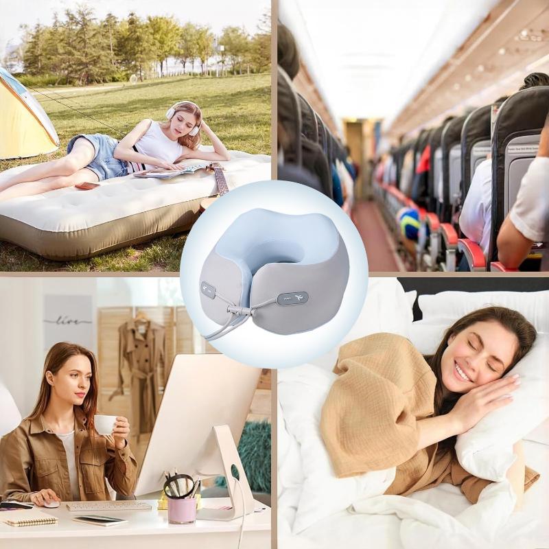 Portable Memory Foam U-shaped Neck Pillow, Suitable for Traveling and Supporting The Neck When Sleeping on The Plane