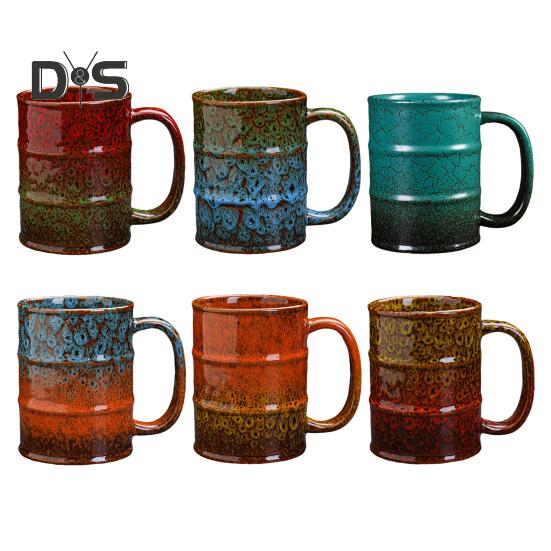 Ceramiczny kubek do kawy, duży kubek do herbaty do biura, domu, zmywarki, kuchenki mikrofalowej, 20 uncji, kubek do picia kawy i herbaty Latte