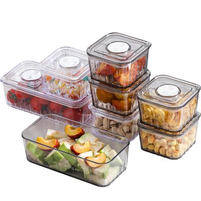 Food Storage Box Durable High Temperature Resistance Multicolored +ps Household Kitchen Fruit Storage Box Fresh-keeping Box