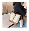 Korean panelled women Bucket Shoulder bags Large Capacity Canvas female handbag and purses large Capacity ladies Crossbody Bag
