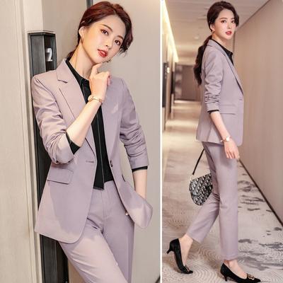 Womens Business Suit Set Casual Professional Office Wear Winter Elegant Workwear Blazer Skirt Pants