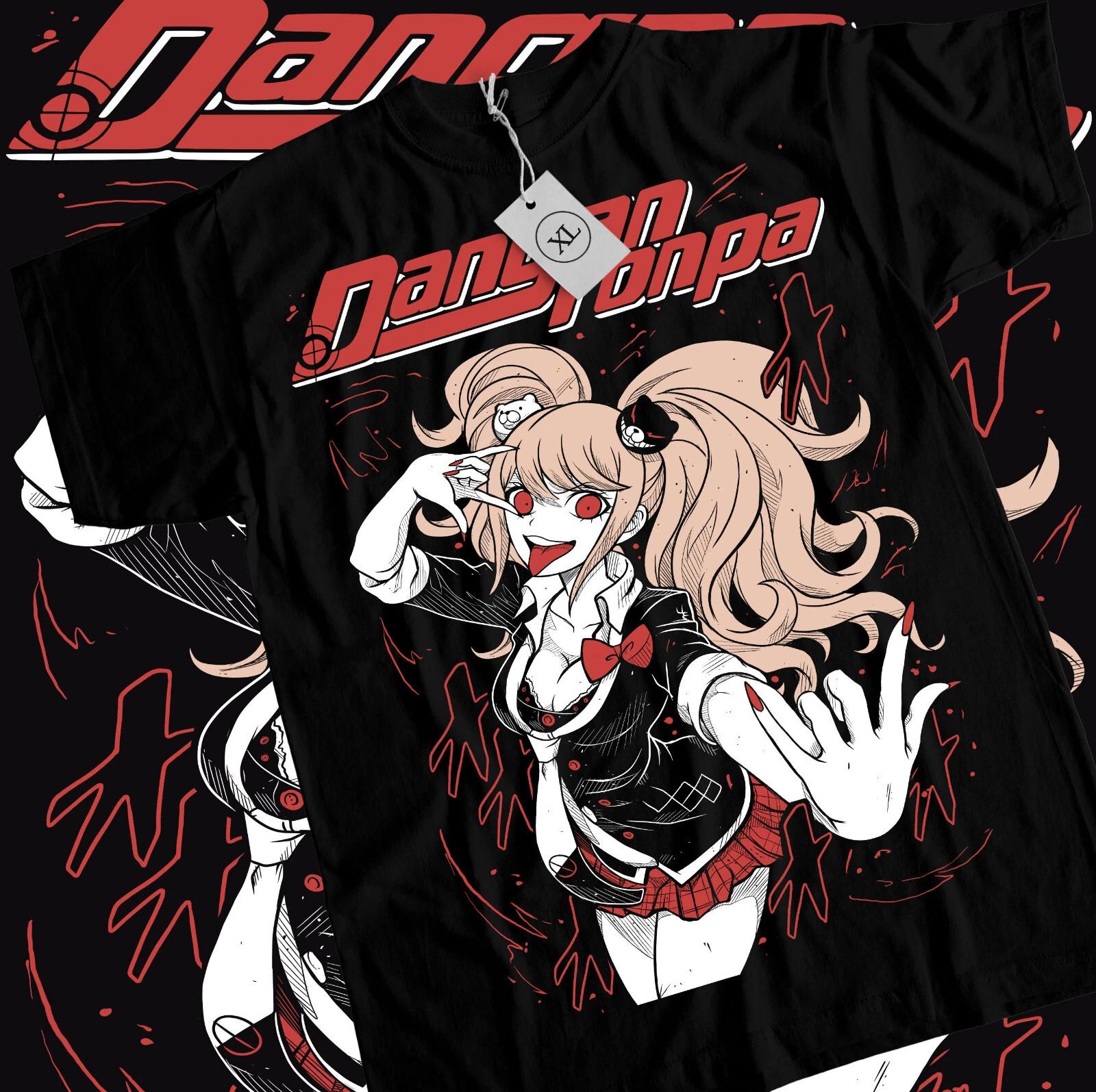 

Футболка Dangan Ronpa 2 Danganronpa Mikan Tsumiki Девушка Аниме Черная рубашка 2XL